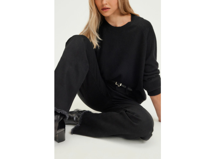 Pull col rond en cachemire - JULISSA