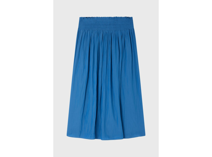 Jupe midi à smocks - DAPHNEE