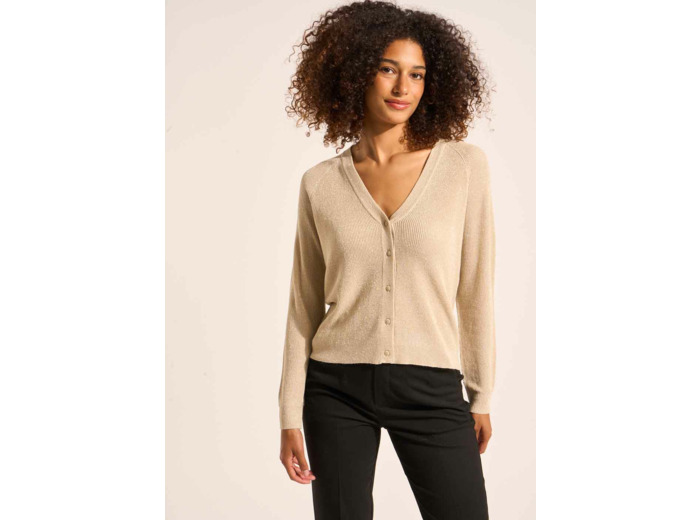 Gilet avec détails brillants