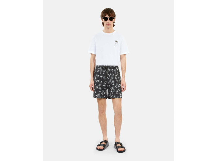 Short De Bain Imprimé black