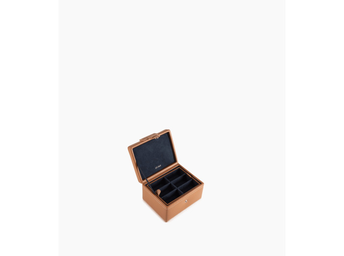 Coffret boutons de manchettes en cuir
