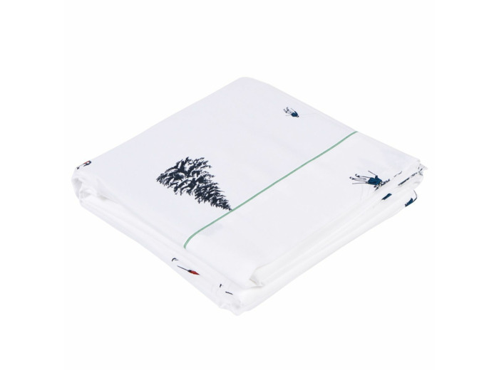 Drap plat Gérardmer | Satin 120 fils/cm² | Tradition des Vosges