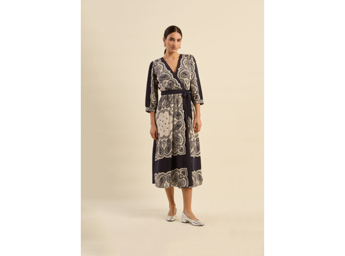 Robe Longue à motifs paisley