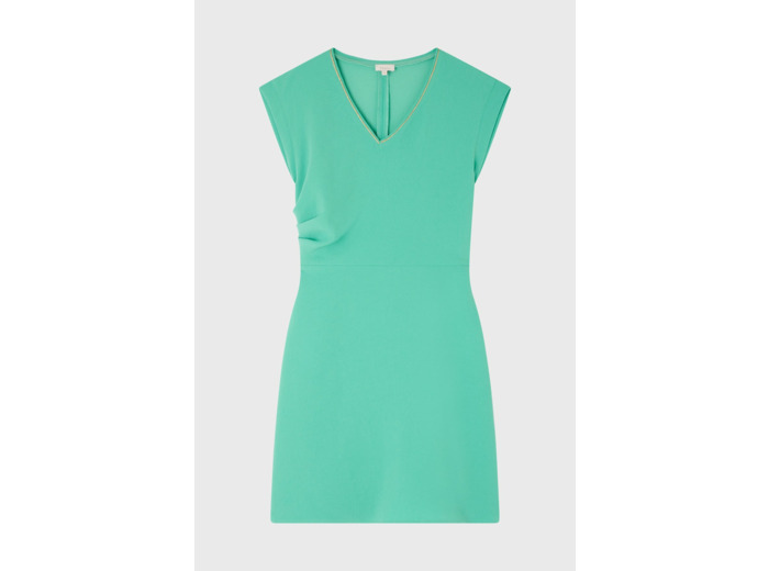 Robe courte cintrée unie - ELAIA