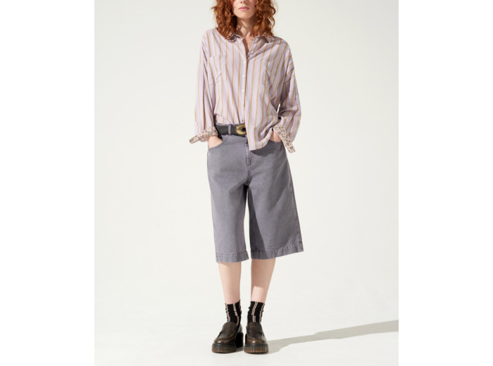 Chemise lilas