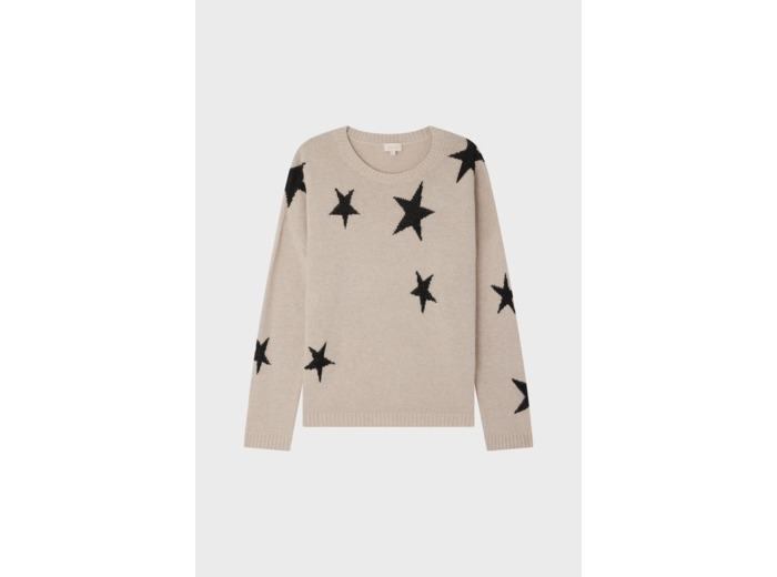 Pull col rond à étoiles - JESSALYNN
