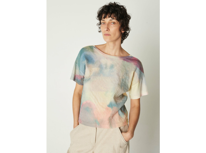 T-shirt jasmin malvacea green
