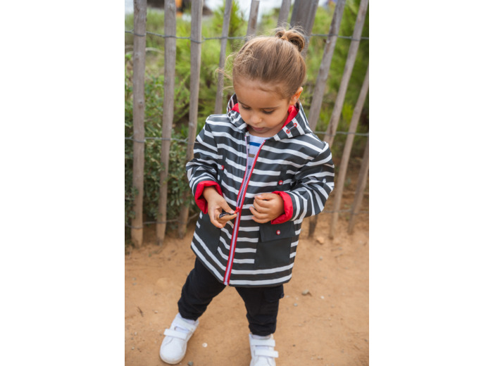 Ciré garçon zippé à capuche Gregoire