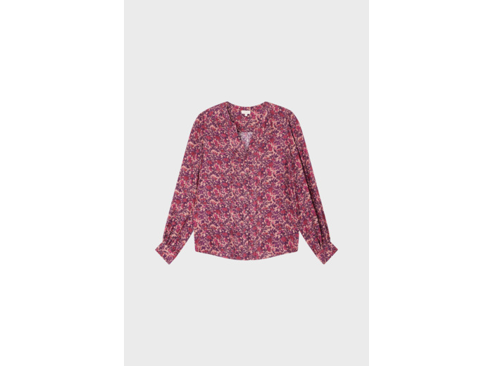 Chemise jacquard à fleurs - BELISSANDE