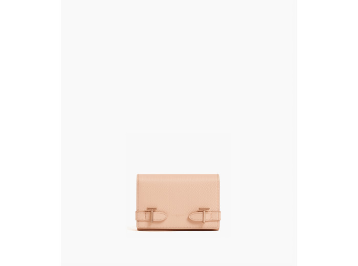Portefeuille Emilie en cuir signature T