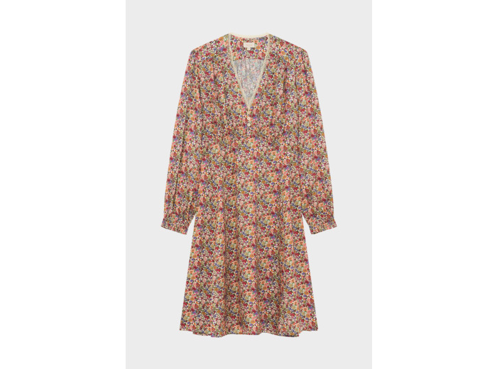 Robe courte et cintrée à fleurs - PICA