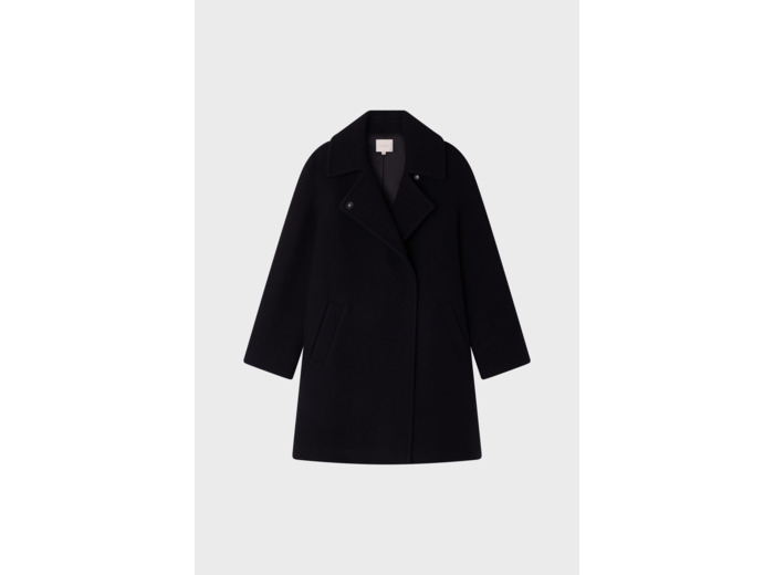 Manteau mi-long en laine - LYNDSAY