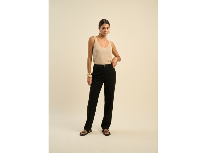 Pantalon de costume à taille haute