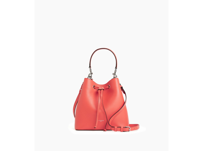 Sac seau Louise en cuir grainé