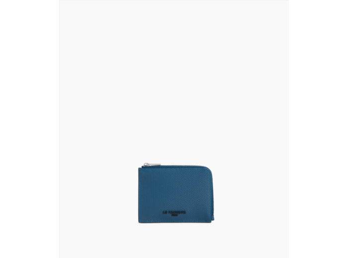 Porte cartes moyen zippé Emile en cuir monogramme
