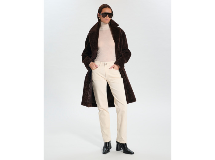 Manteau Mississippo Chocolat en Polyuréthane