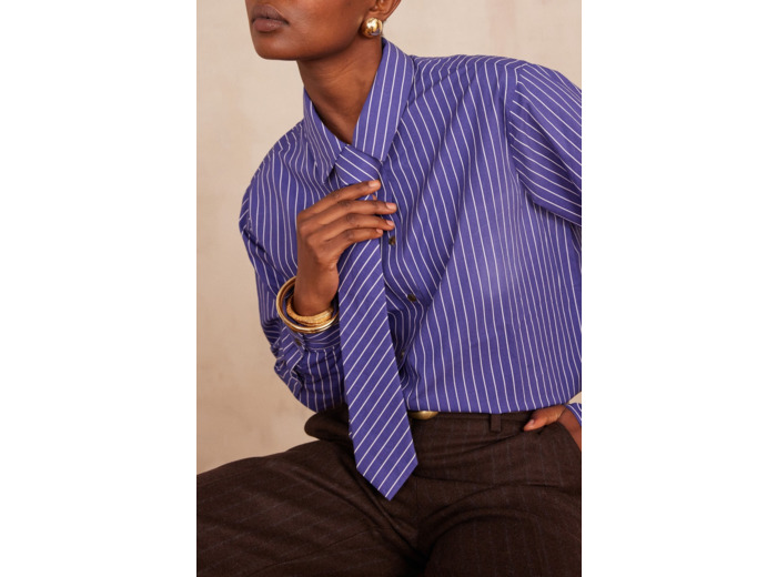 Chemise en coton rayée SALVADOR