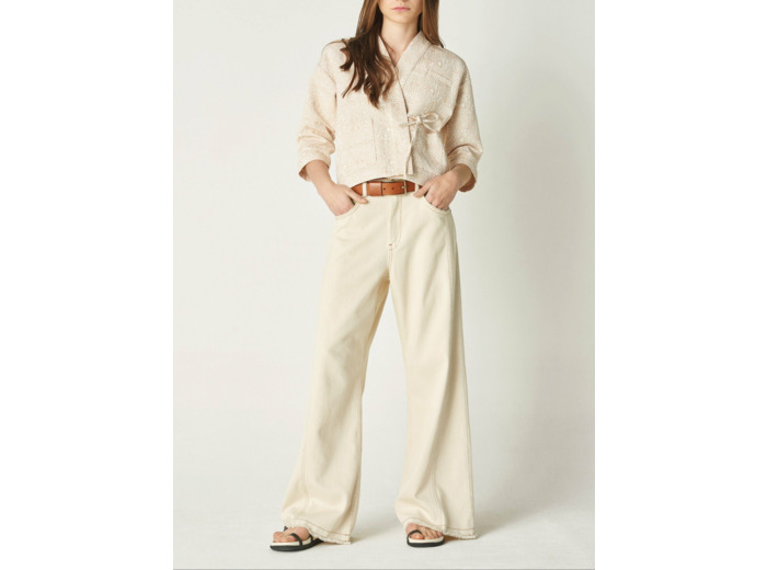 Veste cora creme caramel