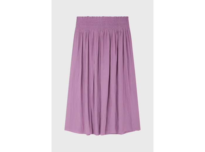 Jupe midi à smocks - DAPHNEE