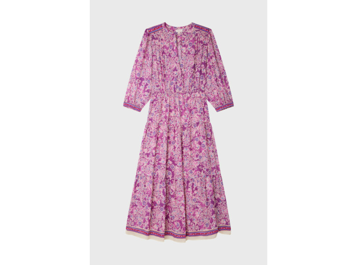 Robe longue et fluide à fleurs - STEPHANN