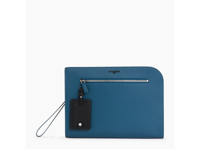 Pochette 13" Emile en cuir signature T