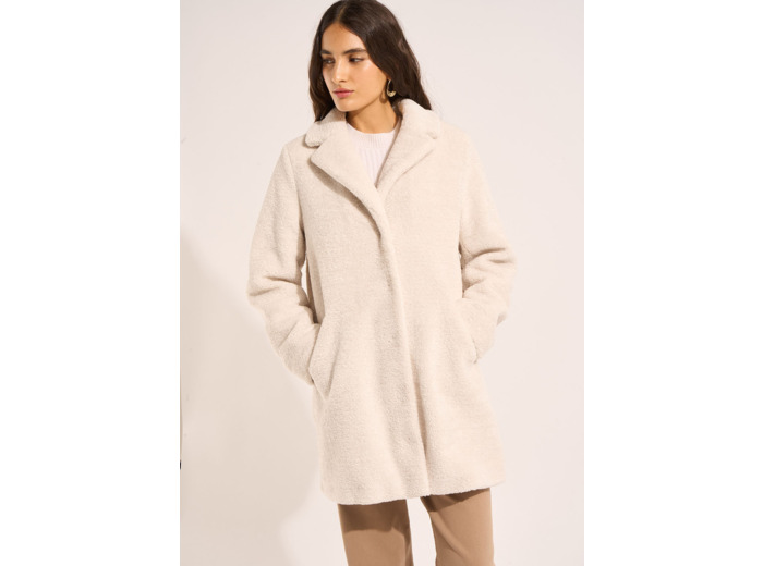 Manteau fausse fourrure