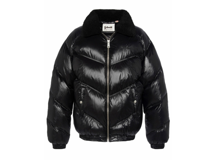 Doudoune brillante à col sherpa COLLIN SCHOTT