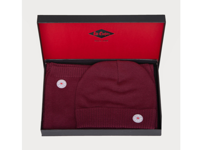 Coffret avec bonnet et écharpe