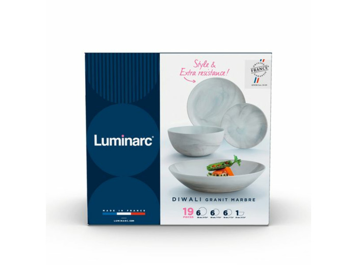 Service 19 pièces granit Diwali Marbre
