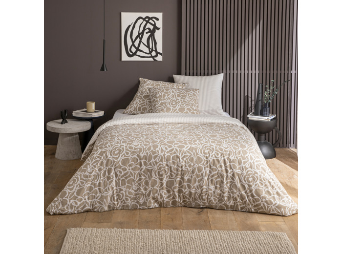 PACK HOUSSE DE COUETTE + TAIE(S) D'OREILLER COTON EMILIE