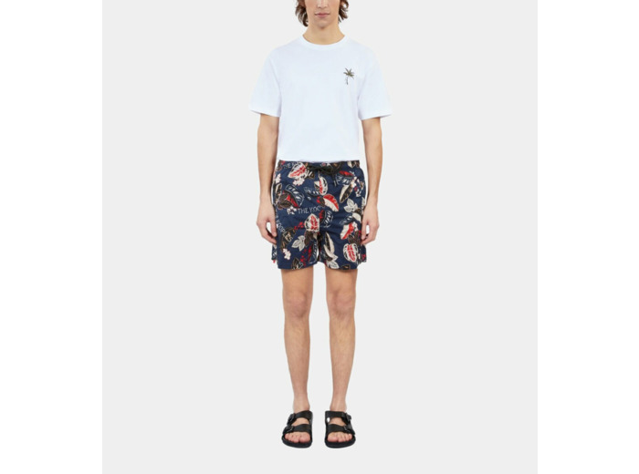 Short De Bain Imprimé navy