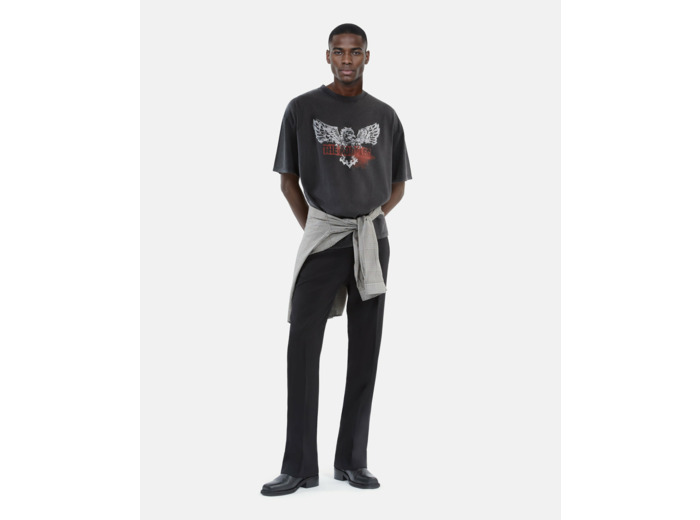 T-shirt manches courtes black washed