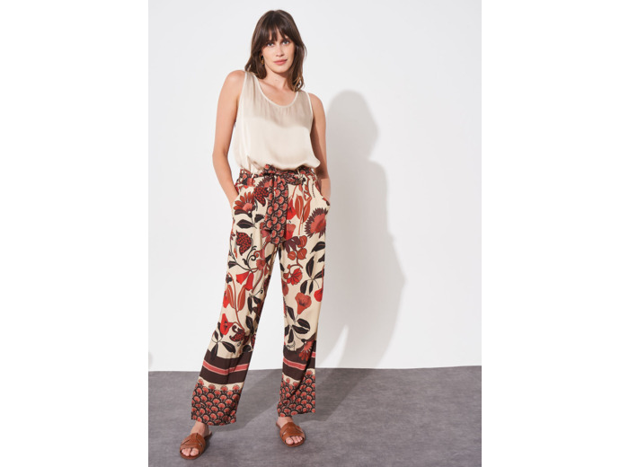 Pantalon casual imprimé