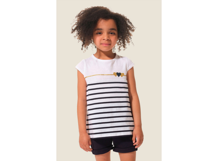 Tee-shirt fille manches courtes Franne