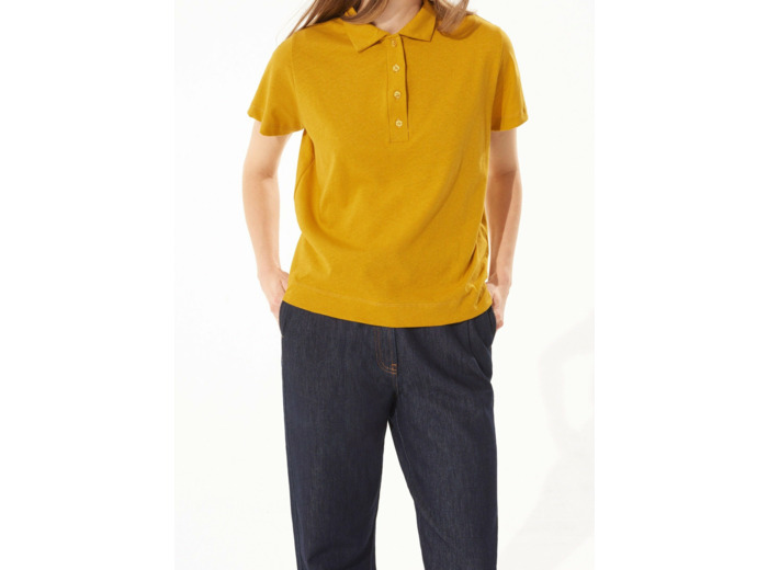 Polo ocre jaune