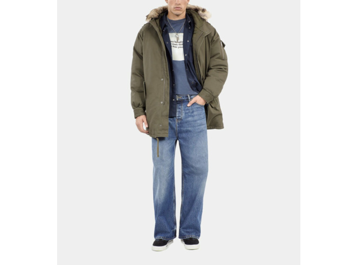 Parka À Capuche Kaki kaki