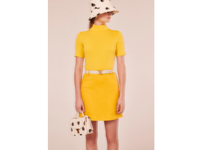 Pull Perla Jaune en Viscose