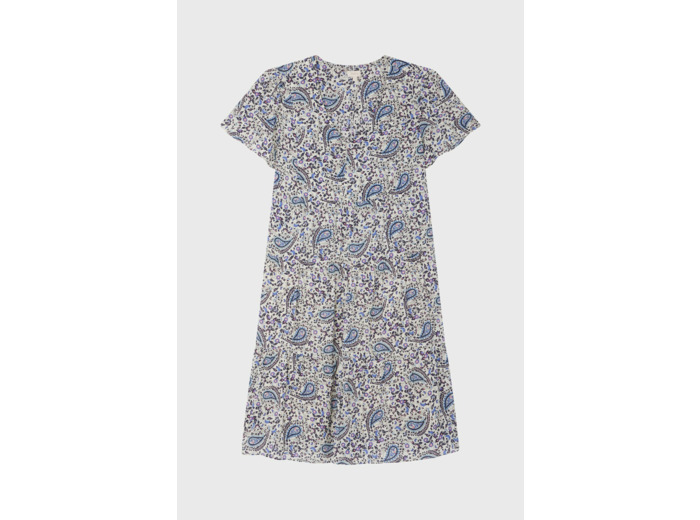 Robe courte fleurie - EVANNY