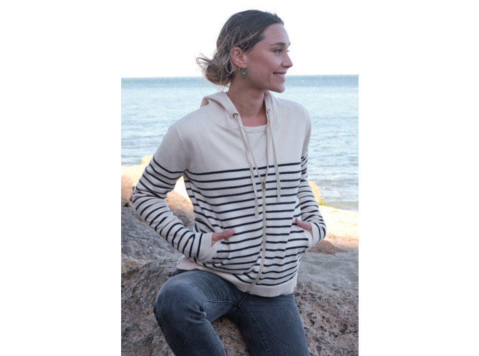 Veste femme zippée à capuche Miranda