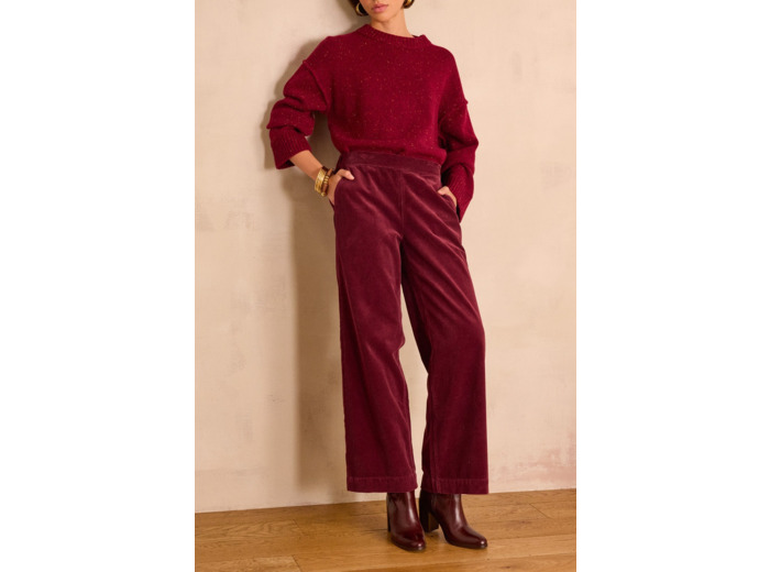 Pantalon large MARTIN en velours côtelé