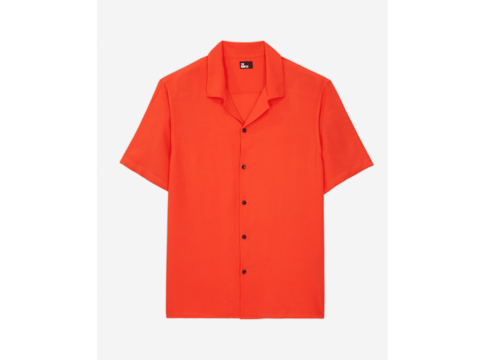 Chemise A Manches Courtes orange