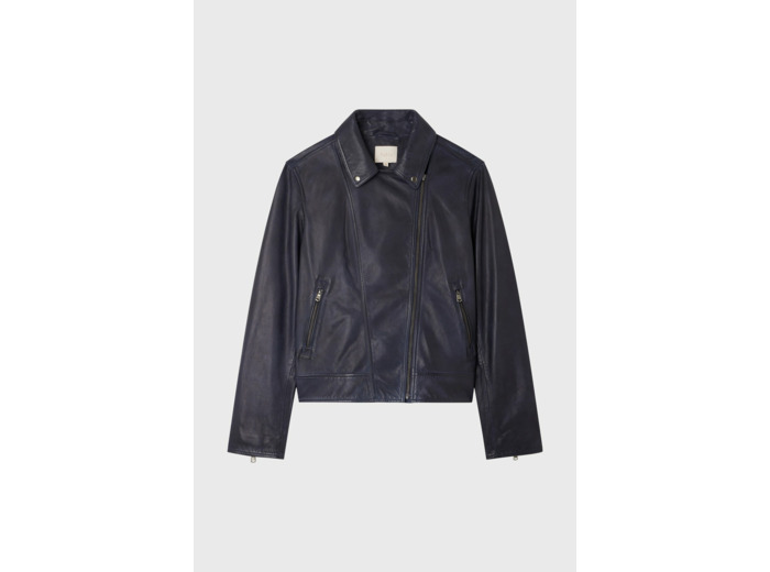 Veste biker en cuir - JULY