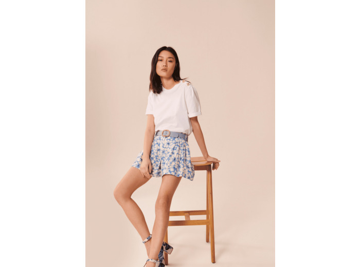 T-Shirt Tampa Blanc en Coton