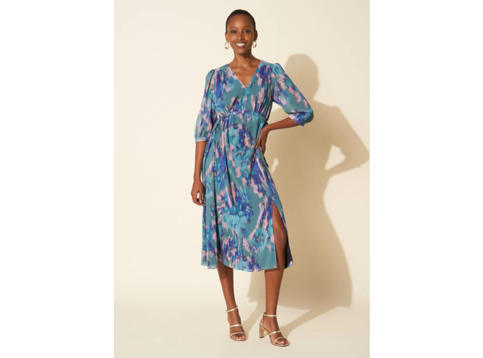Robe longue imprimée