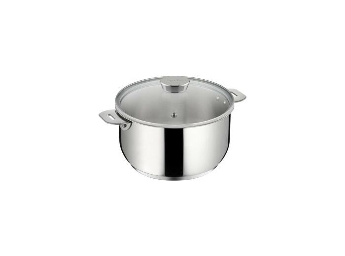Casserole inox salvaspazio avec couvercle 18 cm (2.3l)
