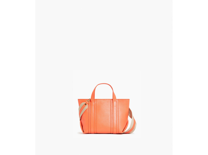 Mini cabas Grâce en cuir grainé