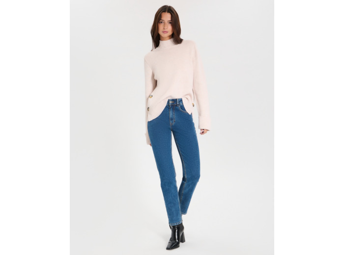 Pull Nagara Ecru en Laine