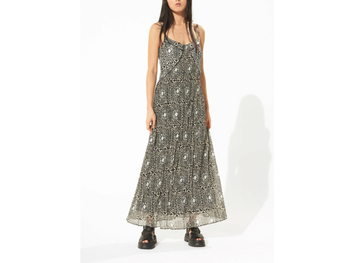Robe marguerite noir