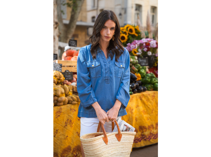 Blouse femme manches 3/4 Sibylle