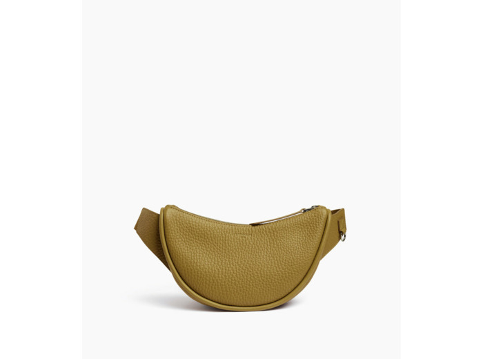 Sac banane Noah en cuir grain buffle et cuir lisse